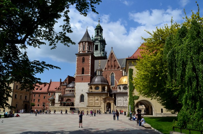 Wawel Cathedral in the sun